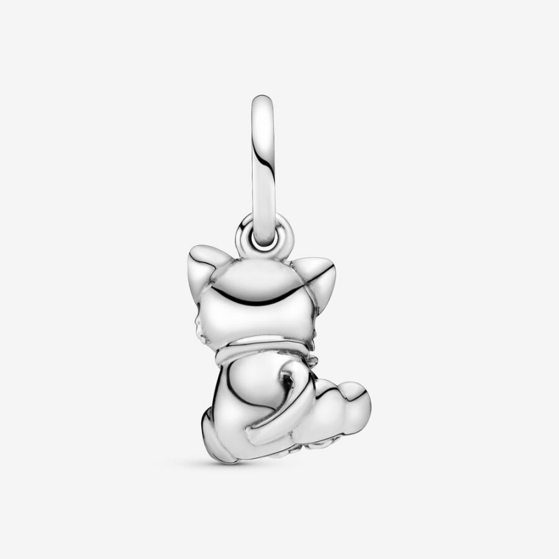 Pandora Kitty-Cat Dangle Charm Cat Charms | 37864-JYDI