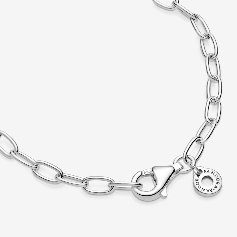 Pandora Link Chain Necklace Sterling Silver | 08724-VFNR