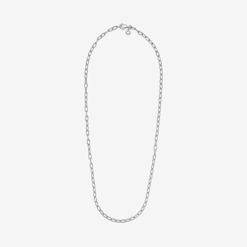 Pandora Link Chain Necklace Sterling Silver | 08724-VFNR