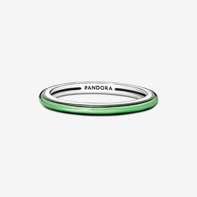 Pandora ME Laser Green Ring Sterling Silver | 84706-XODN