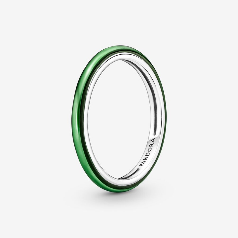 Pandora ME Laser Green Ring Sterling Silver | 84706-XODN