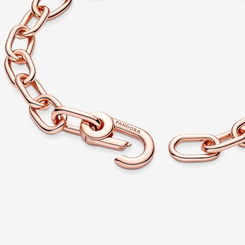 Pandora ME Link Chain Bracelet Rose Gold Plated | 57601-GFKL