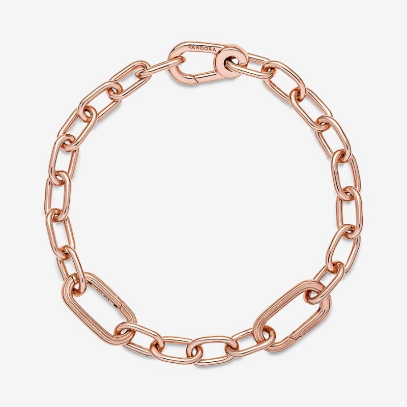 Pandora ME Link Chain Bracelet Rose Gold Plated | 57601-GFKL