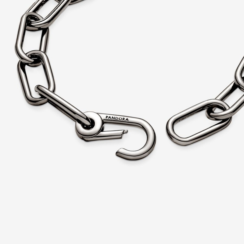 Pandora ME Link Chain Bracelet Ruthenium Plated | 30642-IWGL