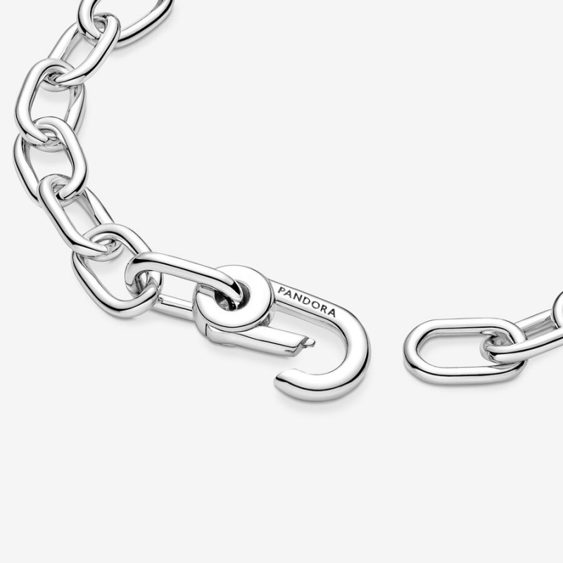 Pandora ME Link Chain Bracelet Sterling Silver | 48621-PHAL