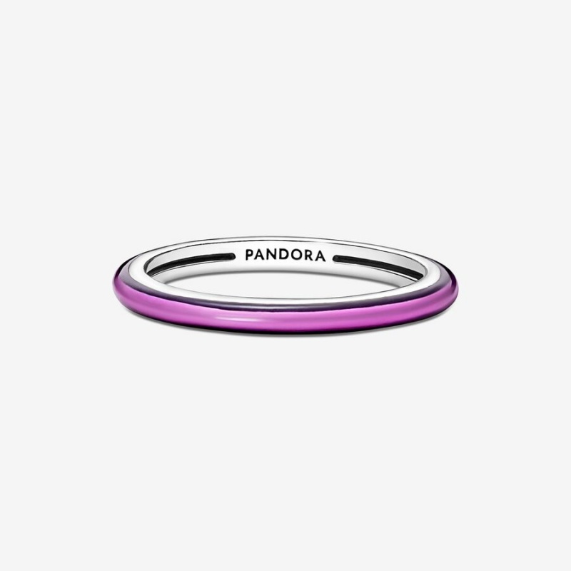 Pandora ME Shocking Purple Ring Sterling Silver | 37208-ODZF