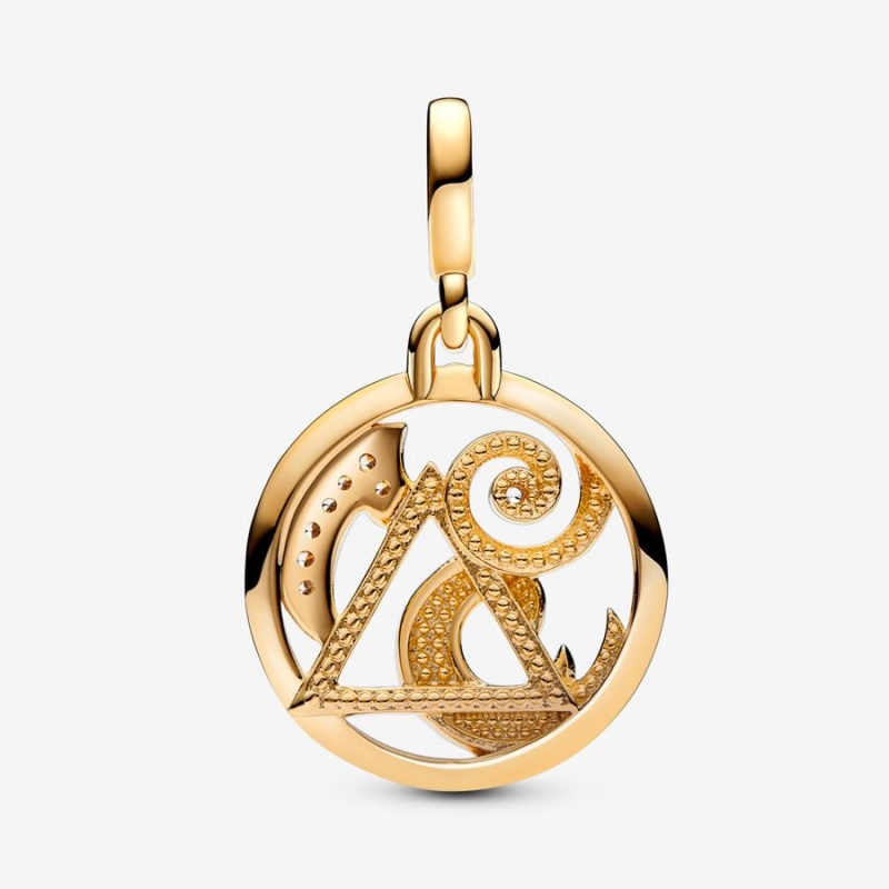 Pandora ME The Elements Medallion Gold Plated | 24036-HUZL