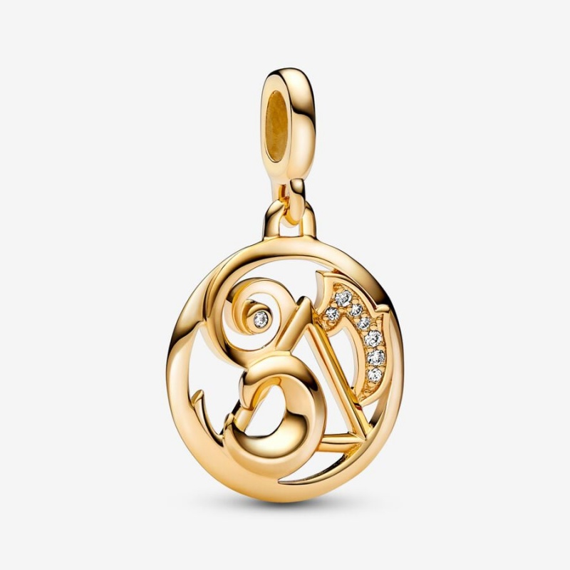 Pandora ME The Elements Medallion Gold Plated | 24036-HUZL