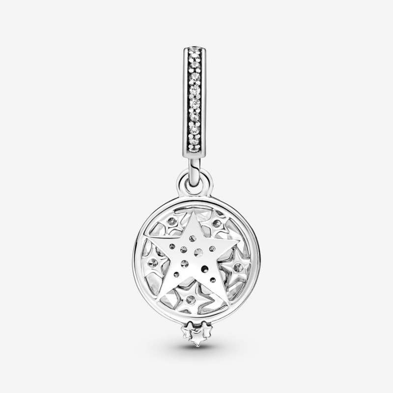 Pandora Magnified Star Double Dangle Charm - FINAL SALE Sterling Silver | 59304-FZTA