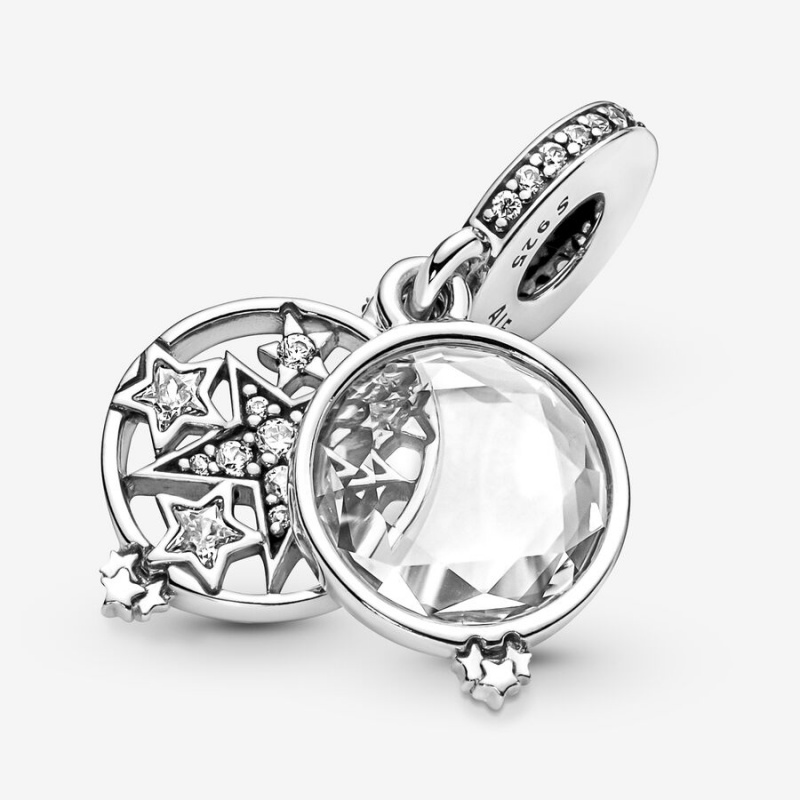 Pandora Magnified Star Double Dangle Charm - FINAL SALE Sterling Silver | 59304-FZTA