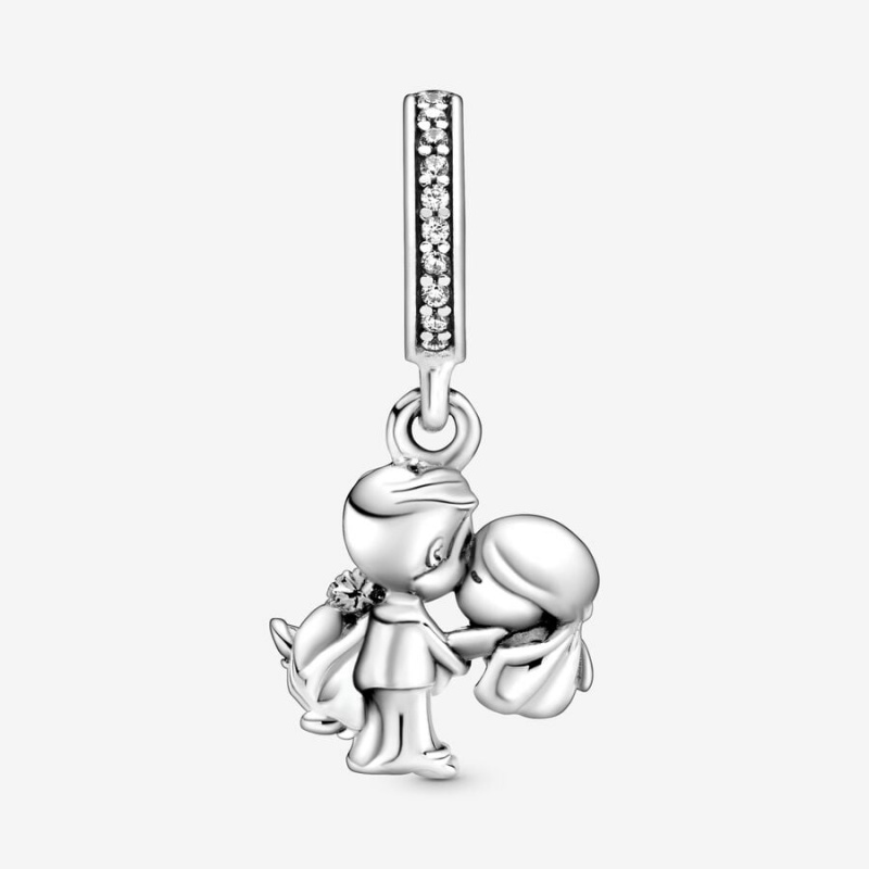 Pandora Married Couple Dangle Charm Sterling Silver | 48931-GSOC