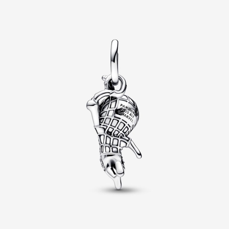 Pandora Marvel Spider-Man Pavé Pendant Sterling Silver | 13964-ZAYN