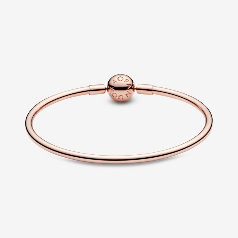 Pandora Moments Bangle Rose Gold Plated | 75160-BNAL