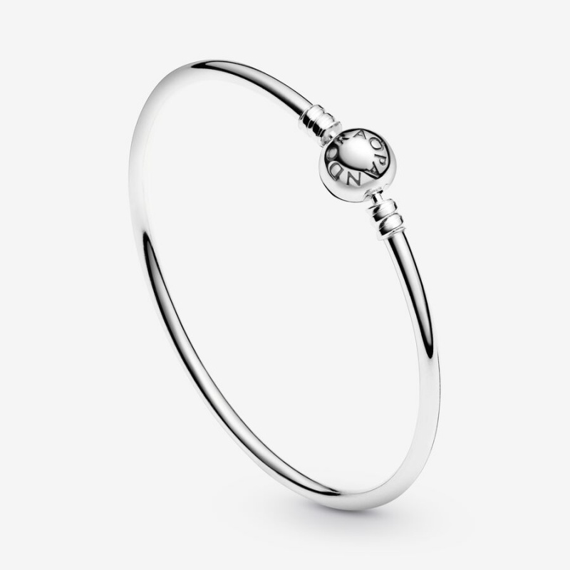 Pandora Moments Bangle Sterling Silver | 90684-WYIS