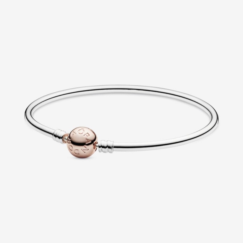 Pandora Moments Bangle Two-tone | 74510-FXDQ