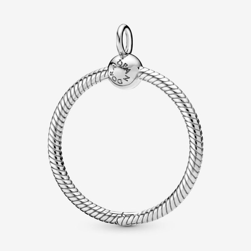 Pandora Moments Medium O Pendant Sterling Silver | 64308-DYMS