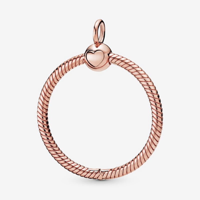 Pandora Moments Medium O Pendant - FINAL SALE Rose Gold Plated | 98417-LKUE