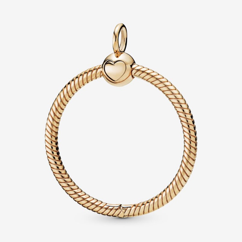 Pandora Moments Medium O Pendant - FINAL SALE Gold Plated | 79148-DIWG