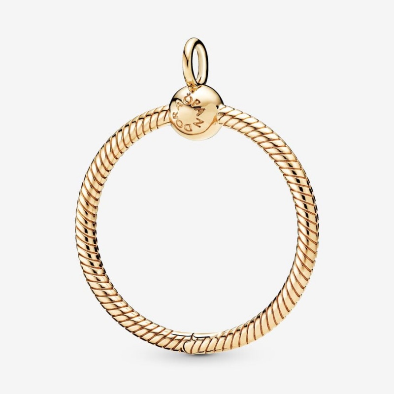 Pandora Moments Medium O Pendant - FINAL SALE Gold Plated | 79148-DIWG