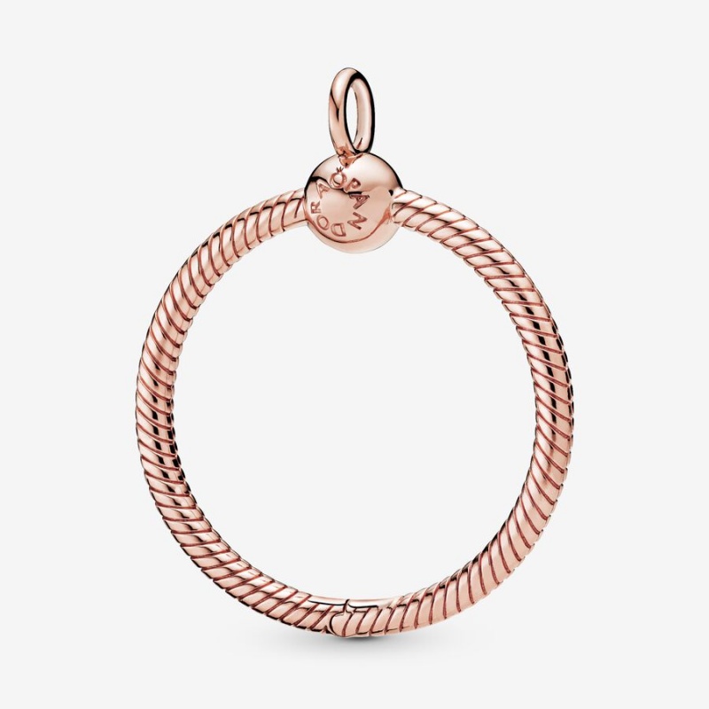 Pandora Moments Medium O Pendant - FINAL SALE Rose Gold Plated | 89305-RPIM