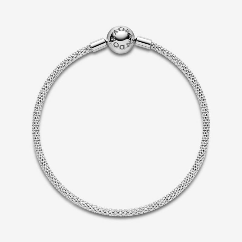 Pandora Moments Mesh Bracelet Sterling Silver | 79803-AEYD