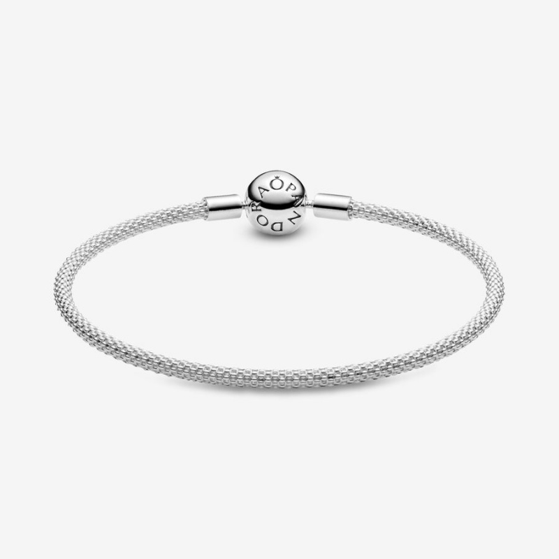 Pandora Moments Mesh Bracelet Sterling Silver | 79803-AEYD