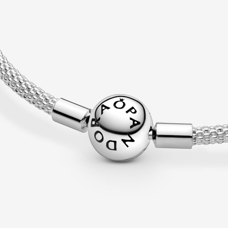 Pandora Moments Mesh Bracelet Sterling Silver | 79803-AEYD