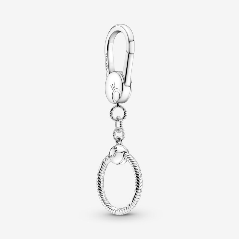 Pandora Moments Small Bag Charm Holder Sterling Silver | 26547-KJXH