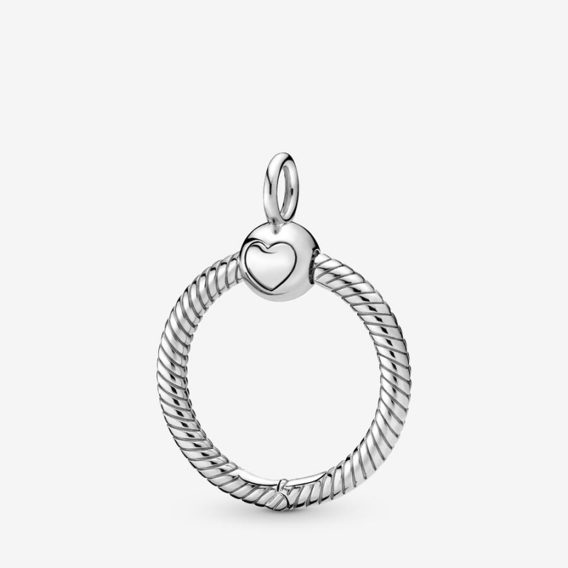 Pandora Moments Small O Pendant Sterling Silver | 50412-CFUR