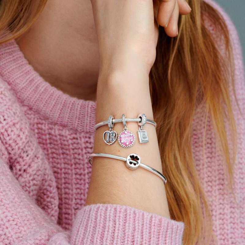 Pandora Moments Snake Chain Bracelet Sterling Silver | 37968-NEFZ