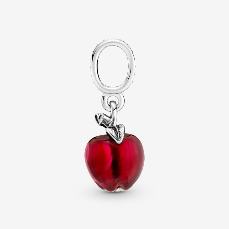 Pandora Murano Glass Red Apple Dangle Charm Sterling Silver | 81264-AGDS