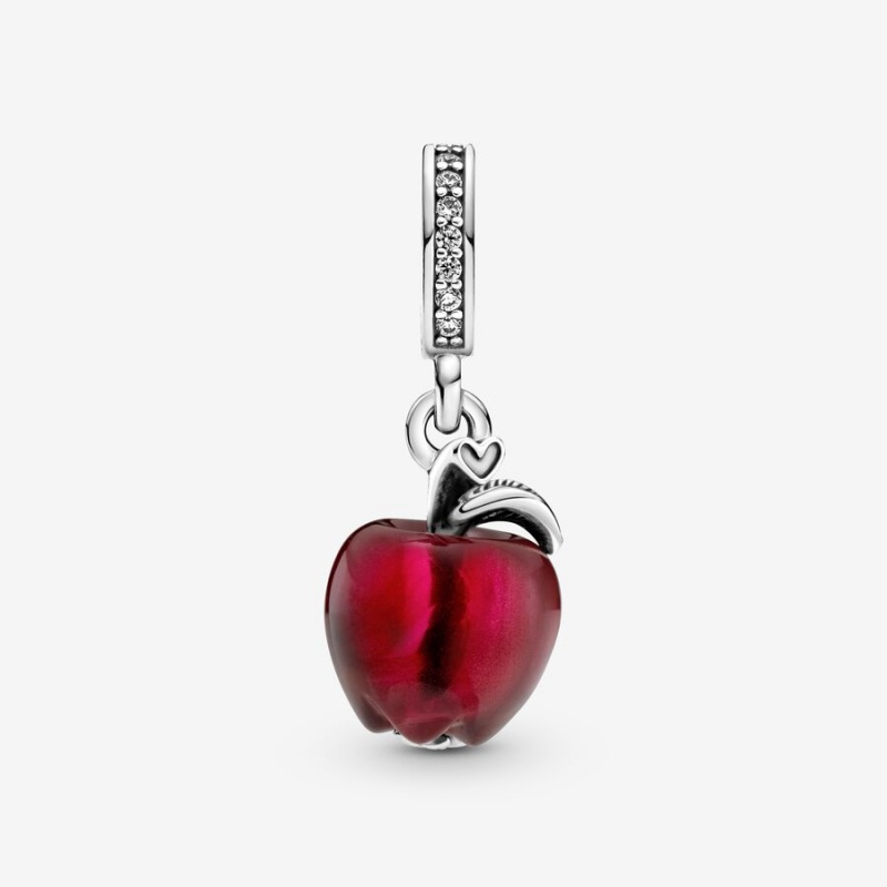 Pandora Murano Glass Red Apple Dangle Charm Sterling Silver | 81264-AGDS