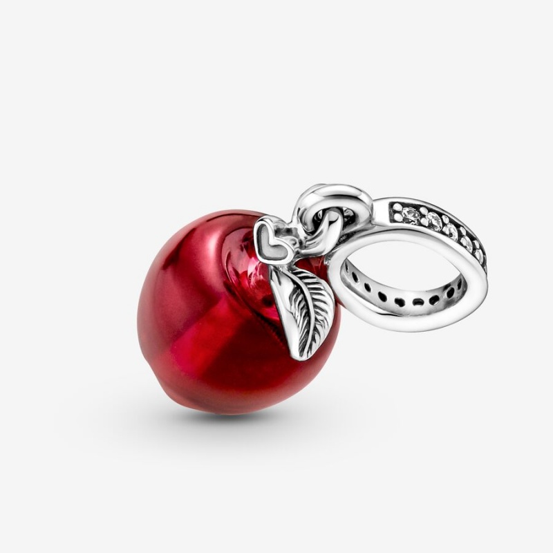 Pandora Murano Glass Red Apple Dangle Charm Sterling Silver | 81264-AGDS