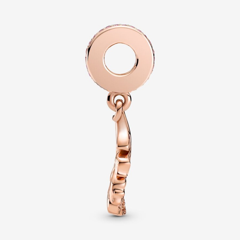 Pandora Oak Leaf Dangle Charm - FINAL SALE Rose Gold Plated | 76394-PMBE