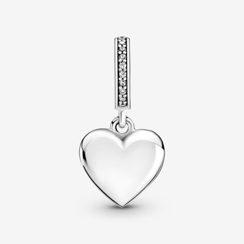 Pandora Openable Heart Locket Dangle Charm Sterling Silver | 34625-FXLD