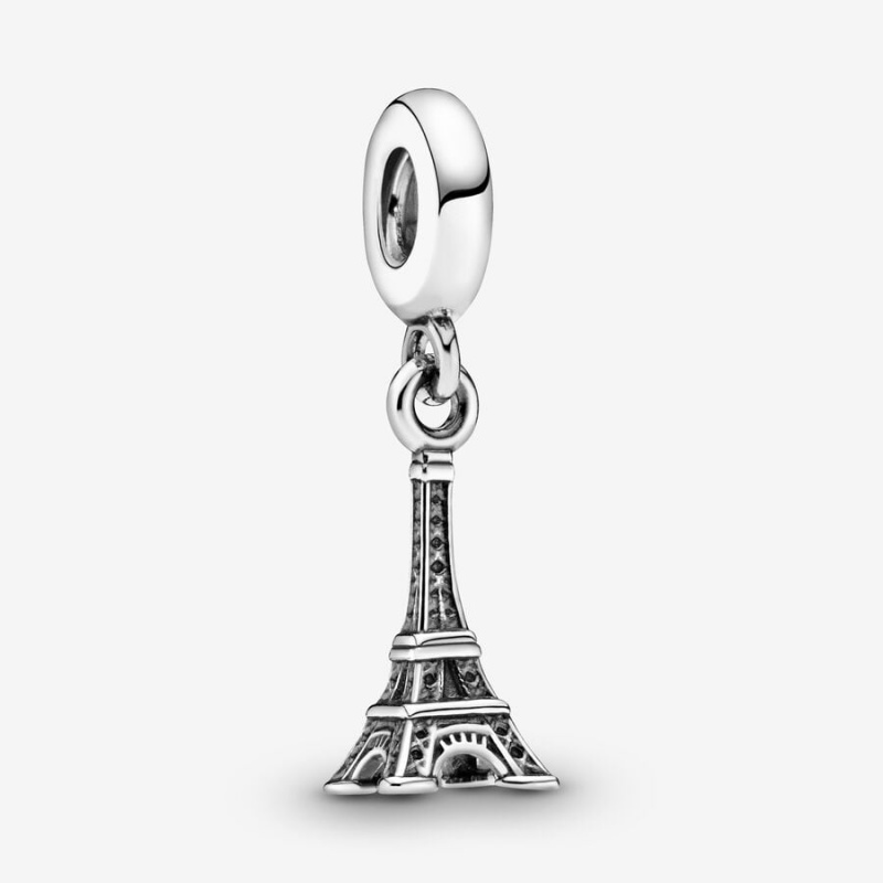 Pandora Paris Eiffel Tower Dangle Charm Sterling Silver | 18537-WJOY