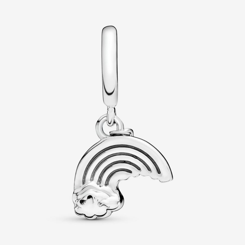 Pandora Rainbow and Cloud Dangle Charm Sterling Silver | 19457-ZBVI