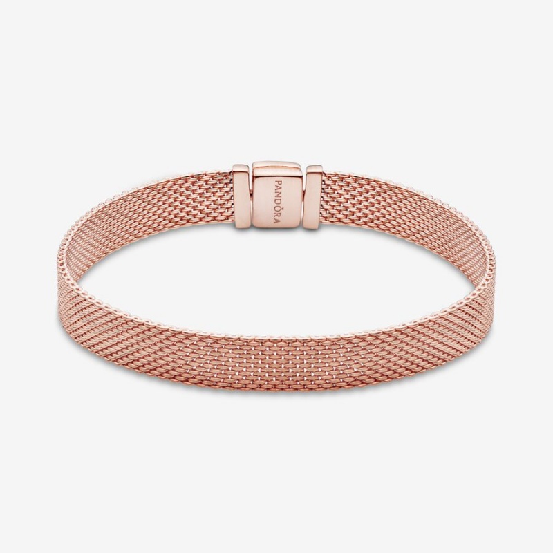 Pandora Reflexions™ Mesh Bracelet Rose Gold Plated | 23741-FTDB