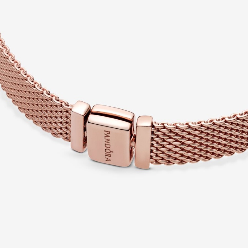 Pandora Reflexions™ Mesh Bracelet Rose Gold Plated | 23741-FTDB