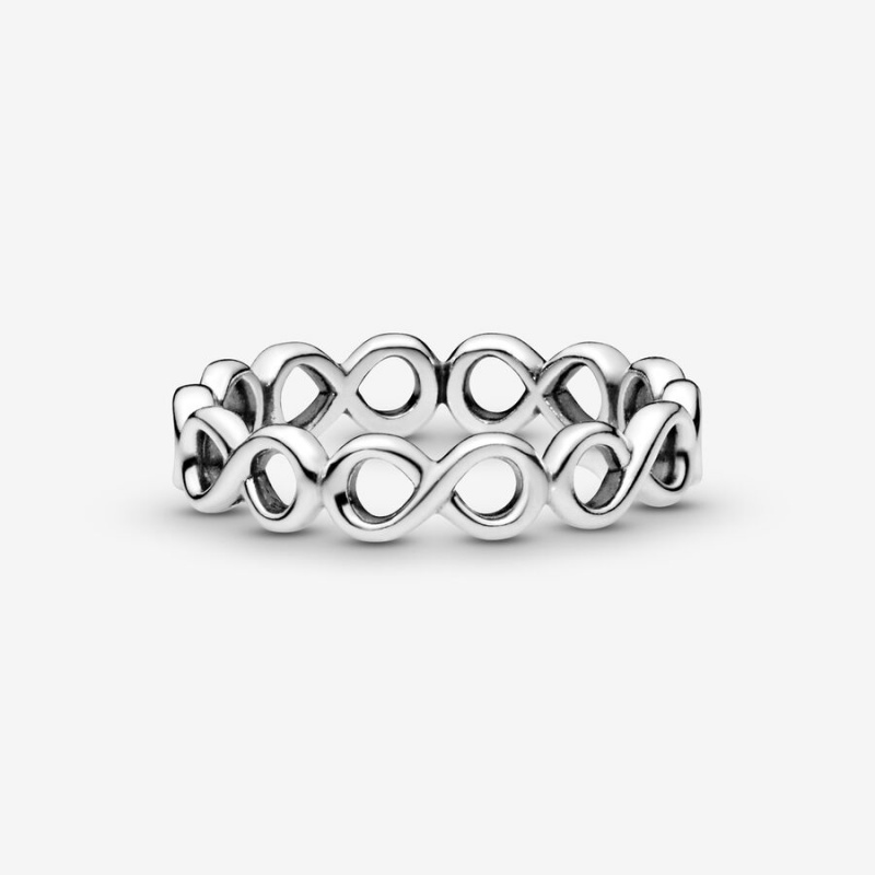 Pandora Simple Infinity Band Ring Sterling Silver | 18623-WZDO