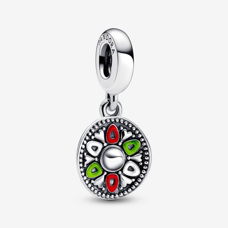 Pandora Sombrero Hat Dangle Charm Sterling Silver | 60531-XFIY