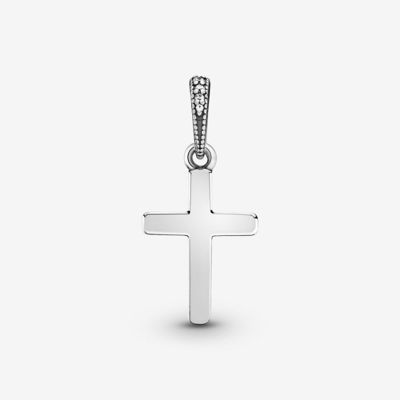 Pandora Sparkling Cross Pendant Sterling Silver | 60529-ELSY