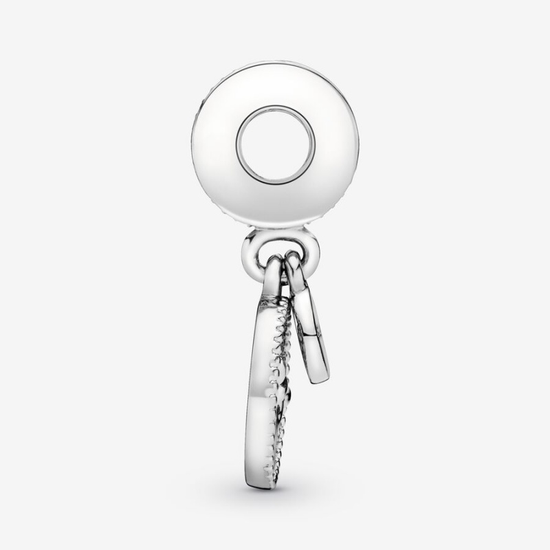 Pandora Sparkling Family Tree Dangle Charm Two-tone | 12560-RUDG