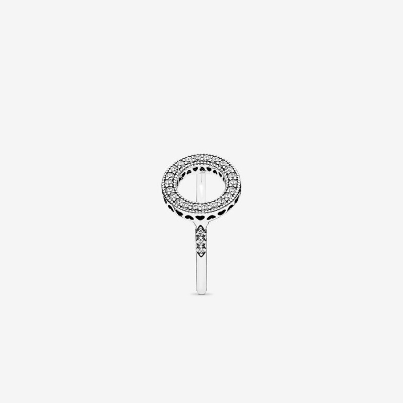 Pandora Sparkling Halo Ring Sterling Silver | 90125-GWYP