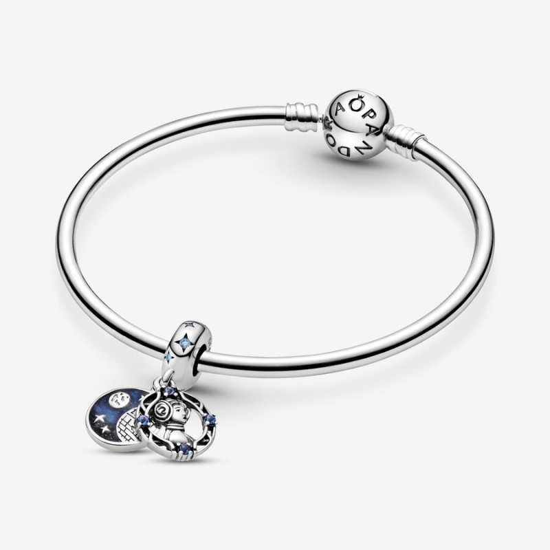 Pandora Star Wars Princess Leia Double Dangle Charm - FINAL SALE Sterling Silver | 21064-ZBVC