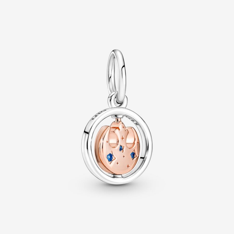 Pandora Star Wars™ Rebel Alliance™ Symbol Spinning Pendant Two-tone | 21340-YVPR