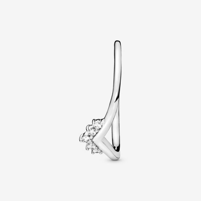 Pandora Tiara Wishbone Ring Sterling Silver | 59874-WCQA