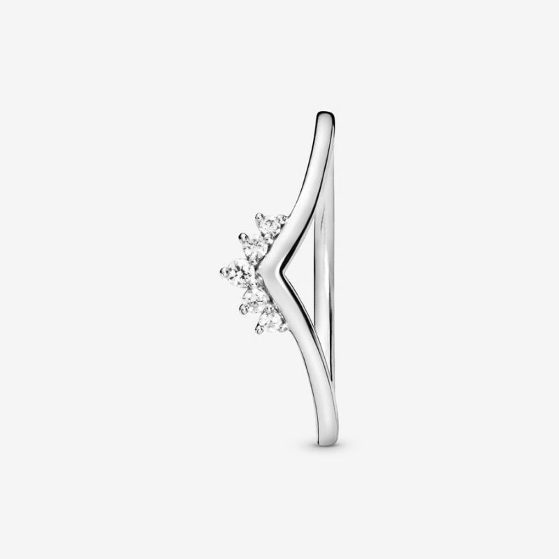 Pandora Tiara Wishbone Ring Sterling Silver | 59874-WCQA