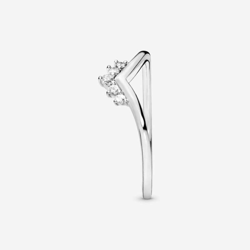 Pandora Tiara Wishbone Ring Sterling Silver | 59874-WCQA