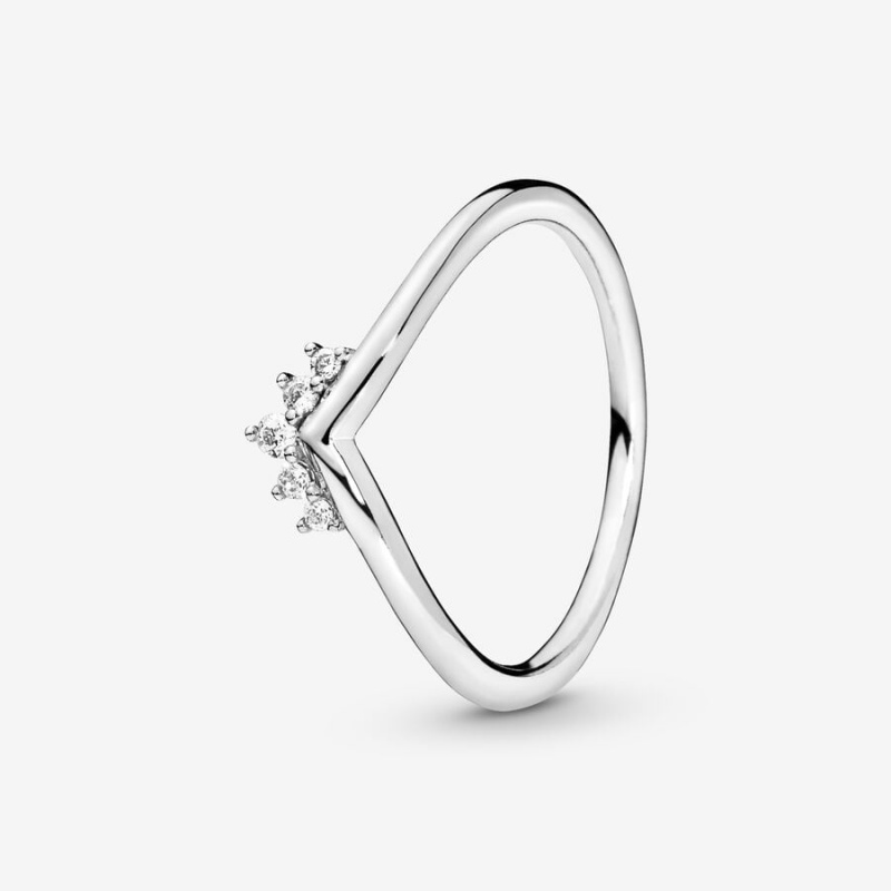 Pandora Tiara Wishbone Ring Sterling Silver | 59874-WCQA